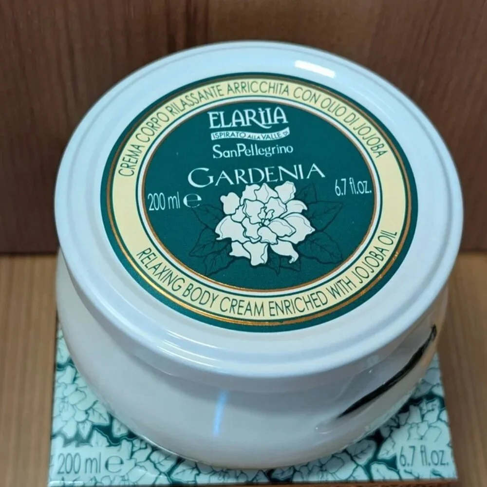 Elariia San Pellegrino Gardenia Relaxing Body Cream Enriched With JoJoba Oil